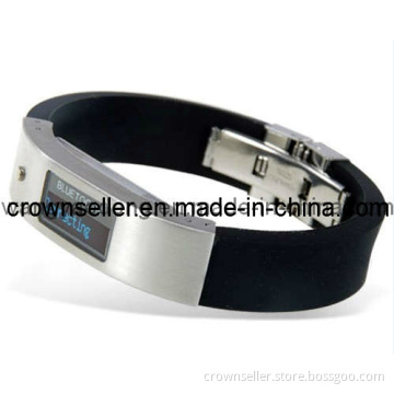 Watch Bluetooth Bracelet with LED Caller ID Time Alert